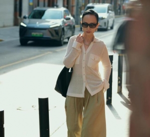 三木妈妈用天然面料穿搭出高级感